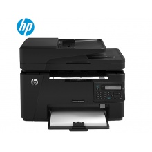 惠普（HP） LaserJet Pro MFP M128fn 黑白激光打印機(jī) 一體機(jī) 打印/復(fù)印/掃描/傳真 有線(xiàn)網(wǎng)絡(luò)